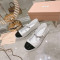 미우미우 페이턴트 가죽 발레리나 슈즈 5F662D