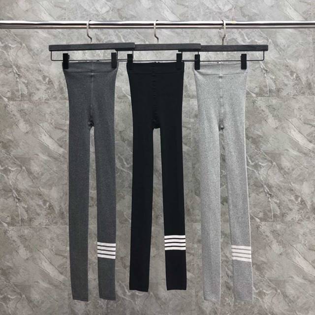 톰브라운 사선 기모 레깅스 3칼라