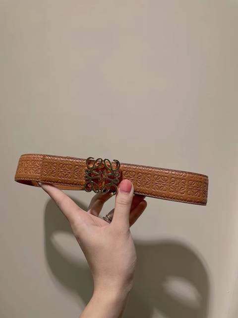 로에베 가죽벨트 40mm