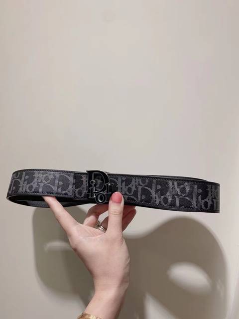 디올 오블리크 리버서블 가죽벨트 35mm