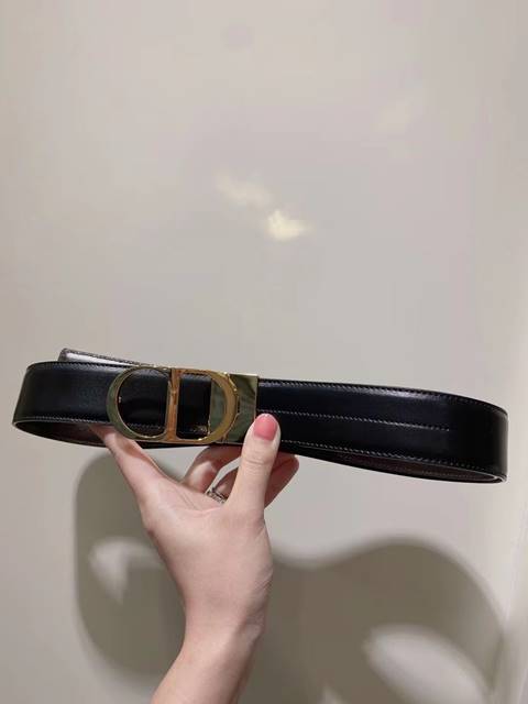 디올 CD 가죽벨트 35mm