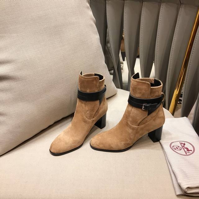 에르메스 여성 앵클 부츠 7cm