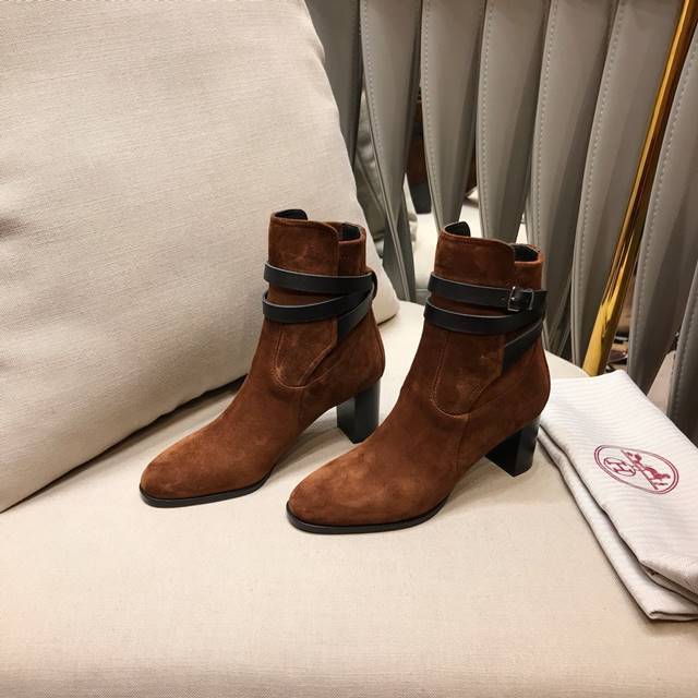 에르메스 여성 앵클 부츠 7cm
