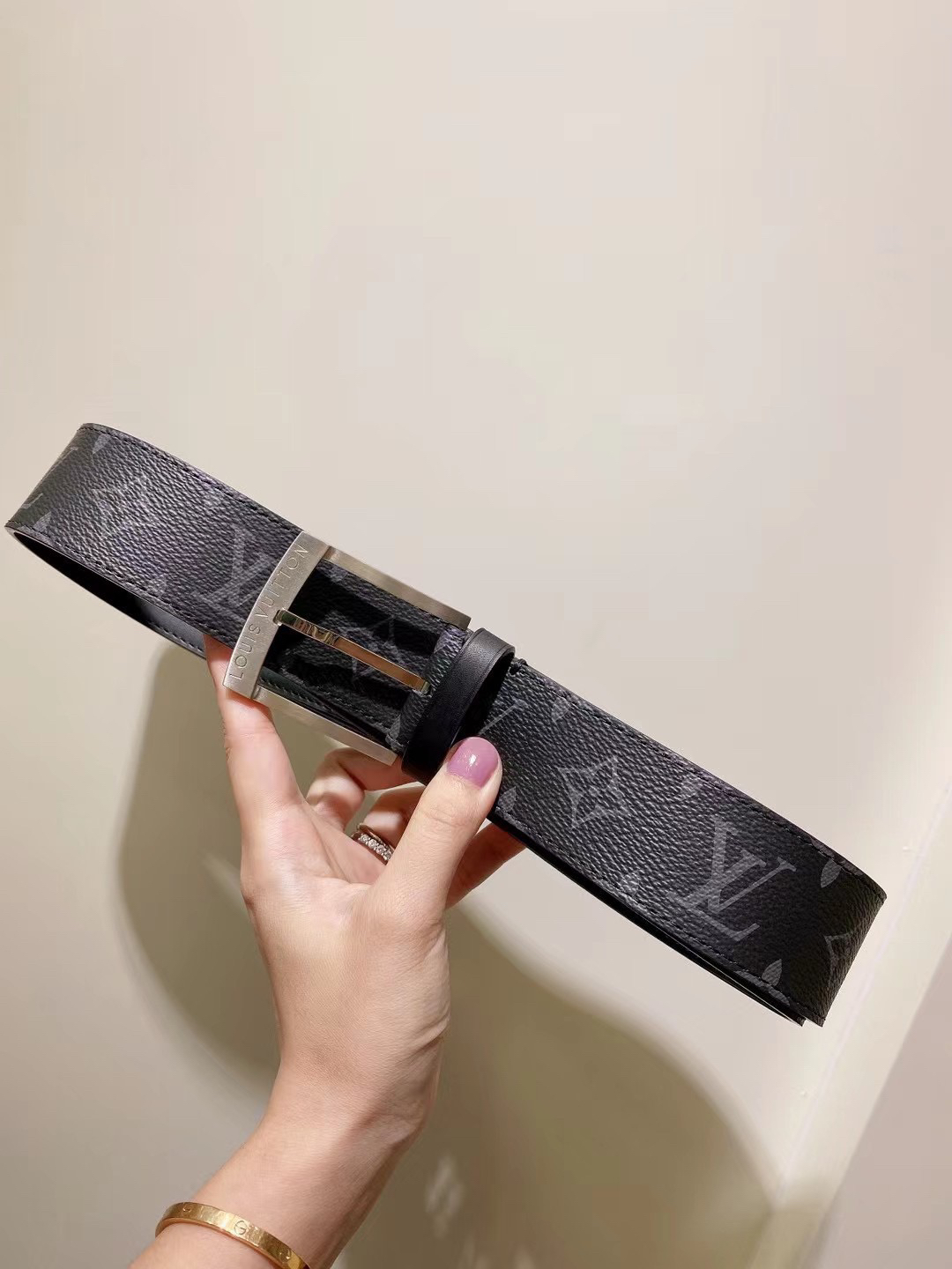 루이비통 가죽벨트 40mm