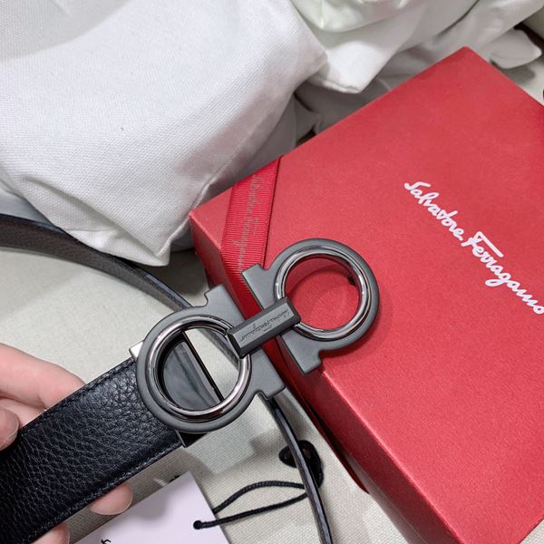 페라가모 남성 가죽벨트 3.5cm