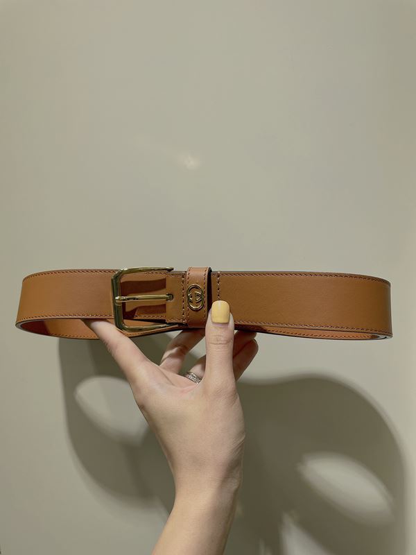 구찌 GG 로고 가죽벨트 3.5cm