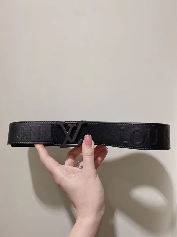루이비통 남성 가죽벨트 3.5cm