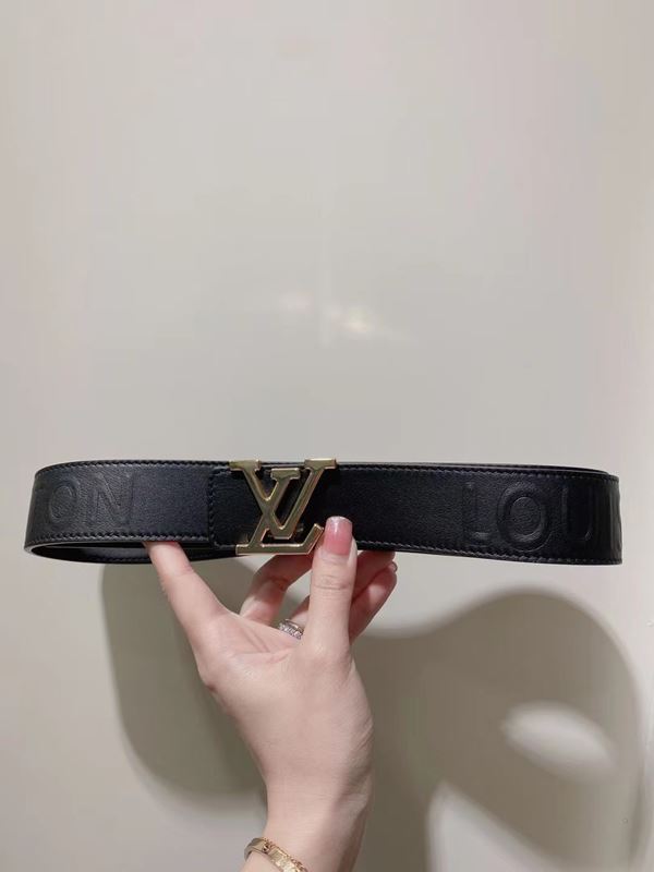 루이비통 남성 가죽벨트 3.5cm