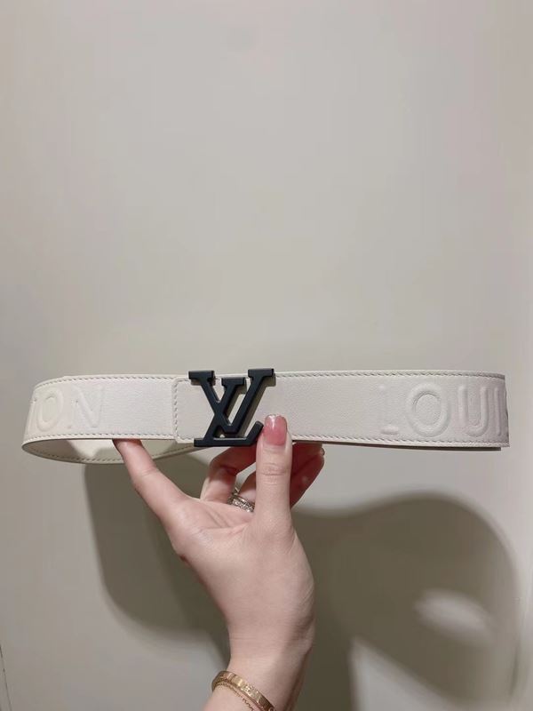 루이비통 남성 가죽벨트 3.5cm