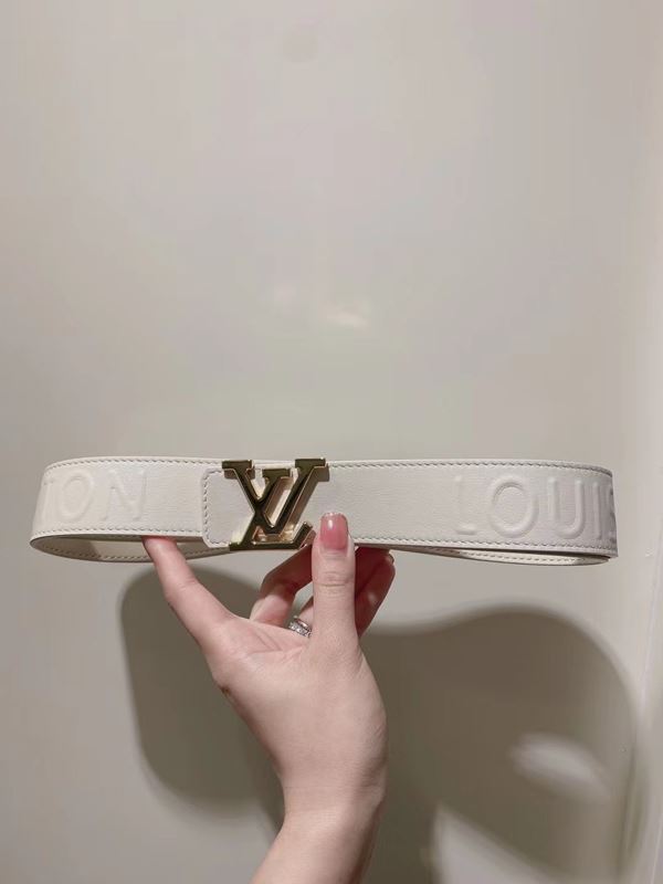 루이비통 남성 가죽벨트 3.5cm