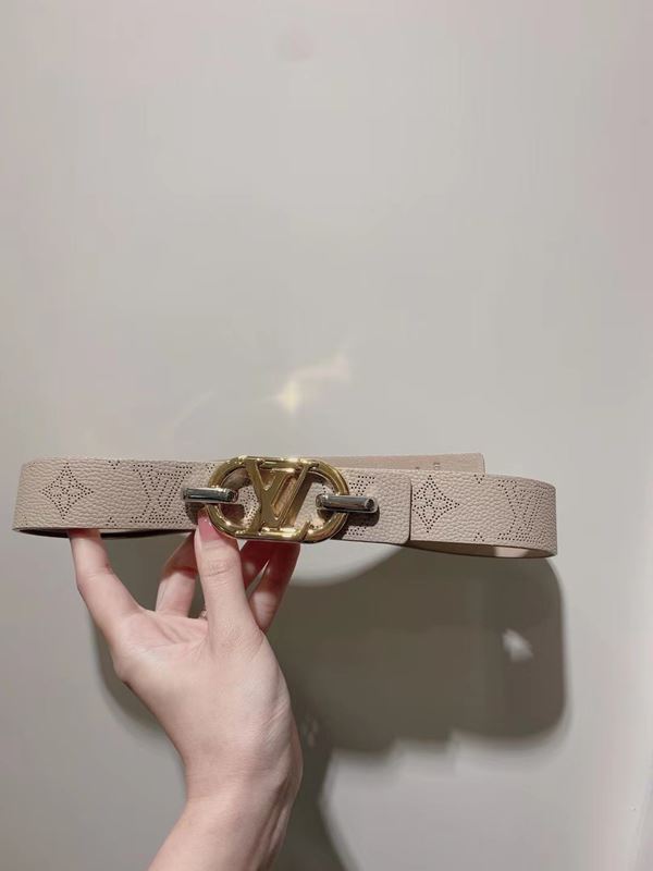루이비통 여성 가죽벨트 3cm