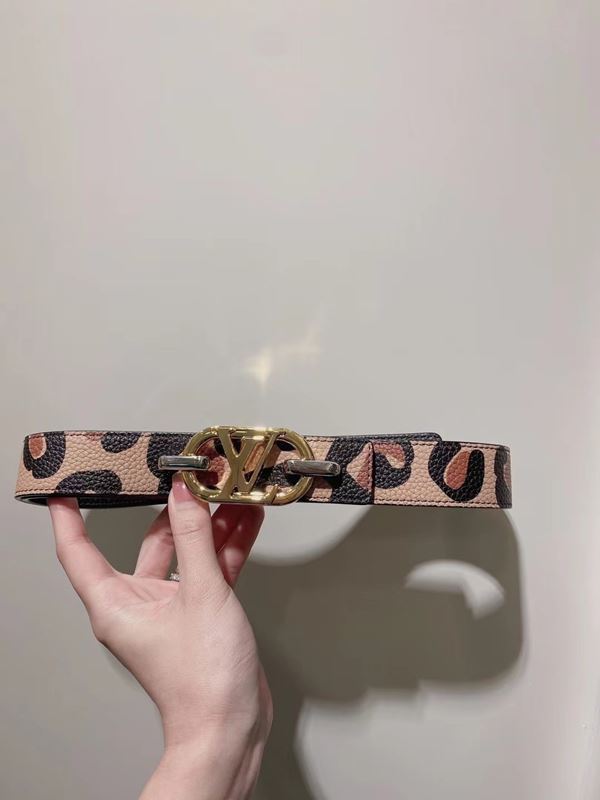 루이비통 여성 가죽벨트 3cm