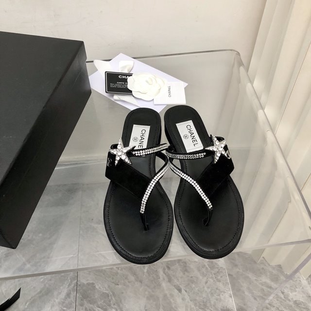 샤넬 여성 샌들 조리 슬리퍼