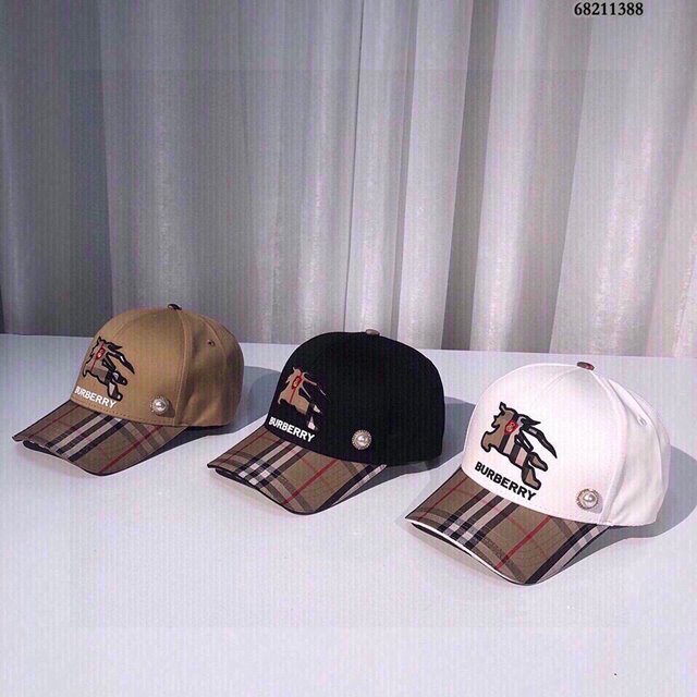 버버리 볼캡 야구 패션 모자 3칼라