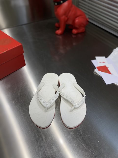 크리스찬루부텡 남성 슬리퍼 조리