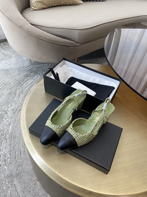 샤넬 트위드 투톤 슬링백 6.5cm