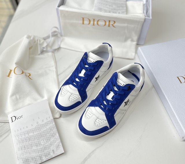디올 WALK'N DIOR 가죽 스니커즈 운동화