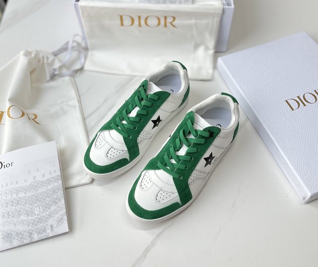 디올 WALK'N DIOR 가죽 스니커즈 운동화