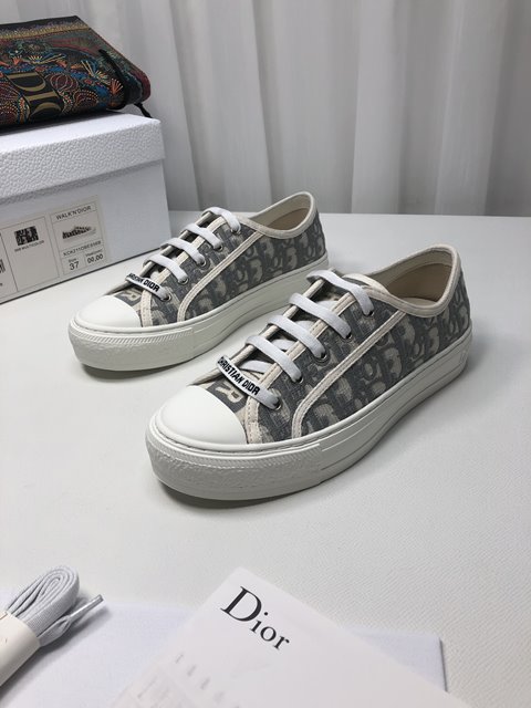 디올 WALK'N DIOR 캔버스 스니커즈 운동화