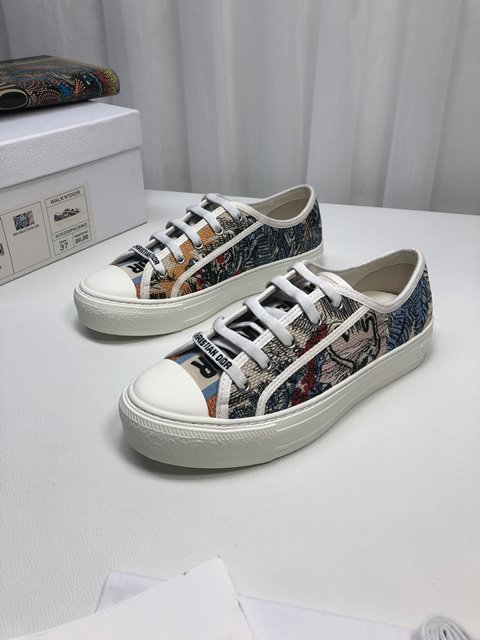 디올 WALK'N DIOR 캔버스 스니커즈 운동화