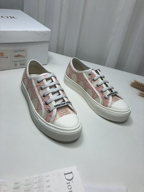 디올 WALK'N DIOR 캔버스 스니커즈 운동화