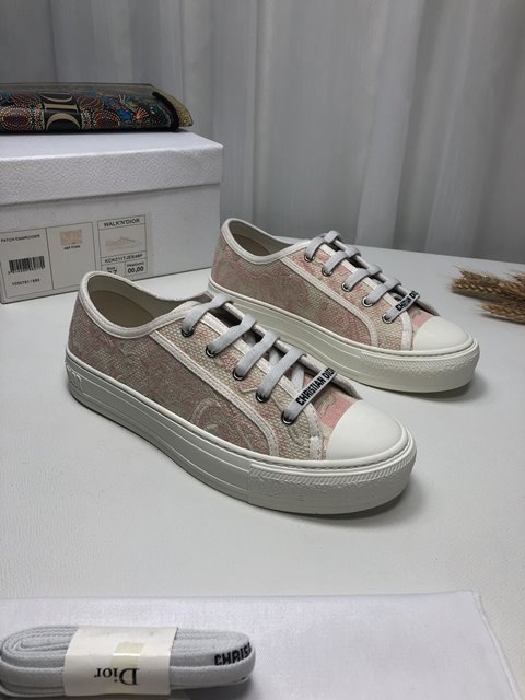 디올 WALK'N DIOR 캔버스 스니커즈 운동화