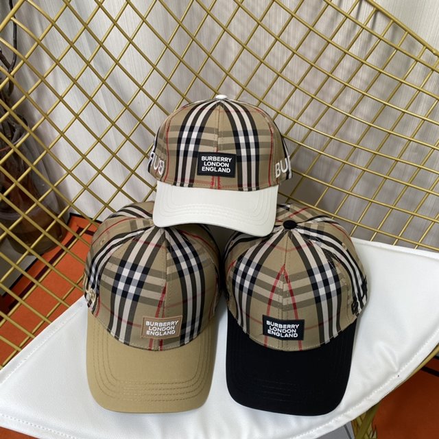버버리 볼캡 야구 패션 모자 3칼라