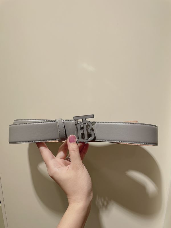 버버리 B버클 남성 가죽벨트 3.5cm