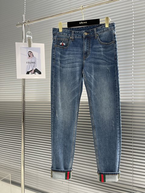 구찌 남성 데님바지 (스판 있음)