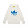 아디다스 x 구찌 후드 스웨트 셔츠 후디 후드티