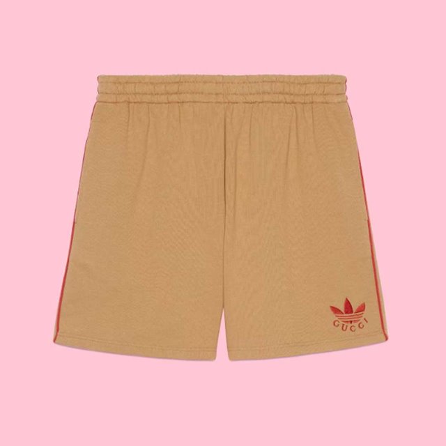 아디다스 x 구찌 코튼 저지 쇼츠 691640