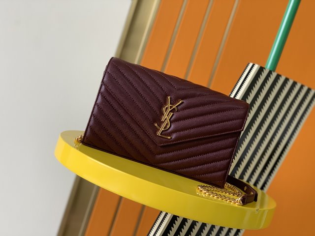 생로랑 모노그램 엔벨로프 WOC 체인 월렛 377828