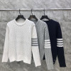 톰브라운 사선 꽈배기 남여공용 니트 스웨터 4칼라