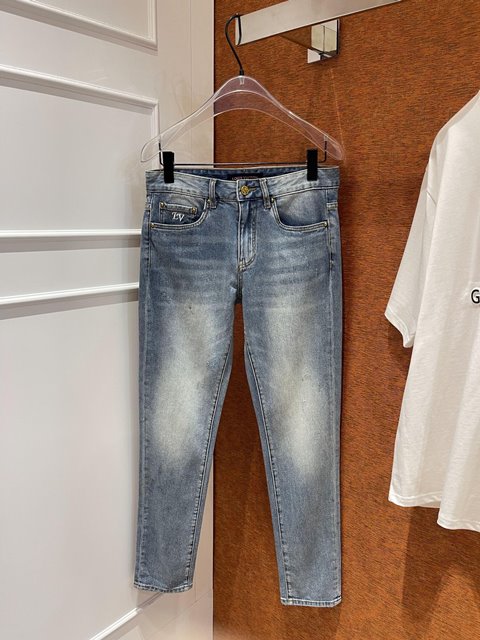 루이비통 남성 데님 바지 팬츠