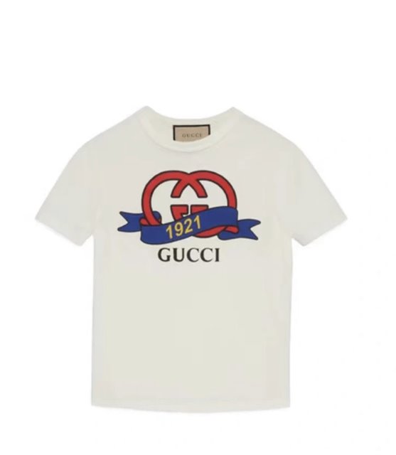구찌 인터로킹 G 1921 Gucci 코튼 여성 티셔츠 748287