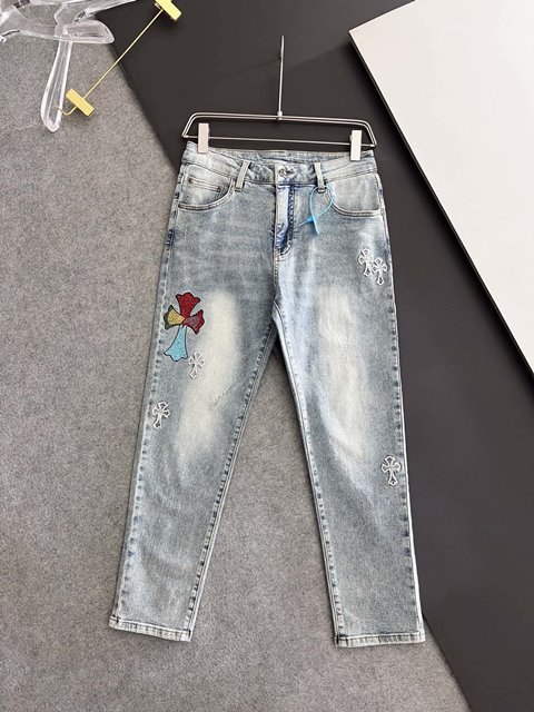 크롬하츠 남성 데님 바지 팬츠