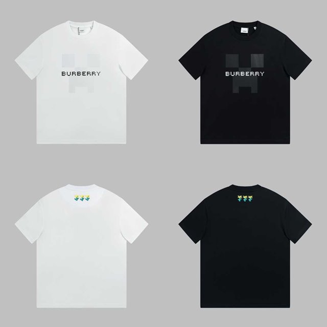 버버리 x 마인크래프트 로고 반팔 티셔츠 2칼라