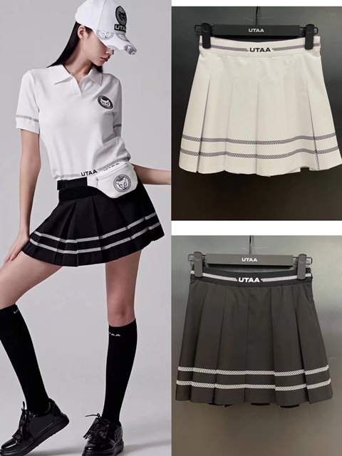 유타 UTAA 플리츠 스커트 2칼라