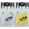 유타 UTAA 로고 플리츠 스커트 2칼라
