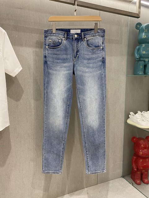 디올 남성 여름 데님 바지 팬츠