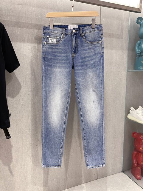 디올 남성 여름 데님 바지 팬츠