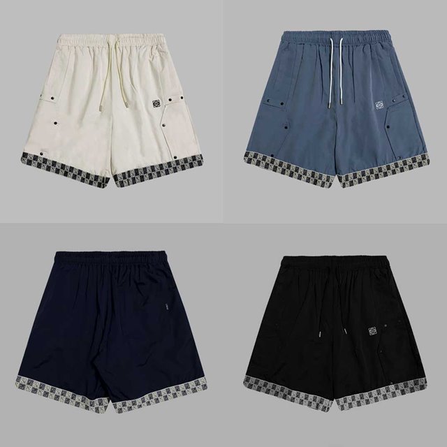 로에베 로고 쇼츠 밴딩 반바지 4칼라