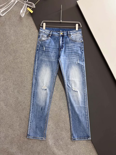 루이비통 남성 데님 바지 팬츠