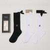 페어라이어 FAIR LIAR 여성 리본 삭스 양말 3칼라