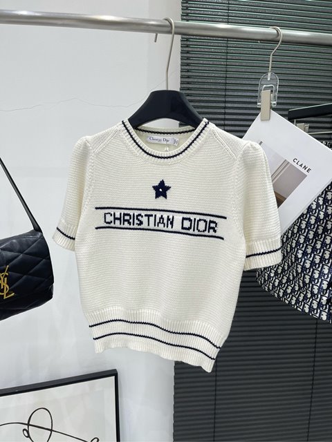 디올 DIOR 반소매 스웨터 154S09AM305