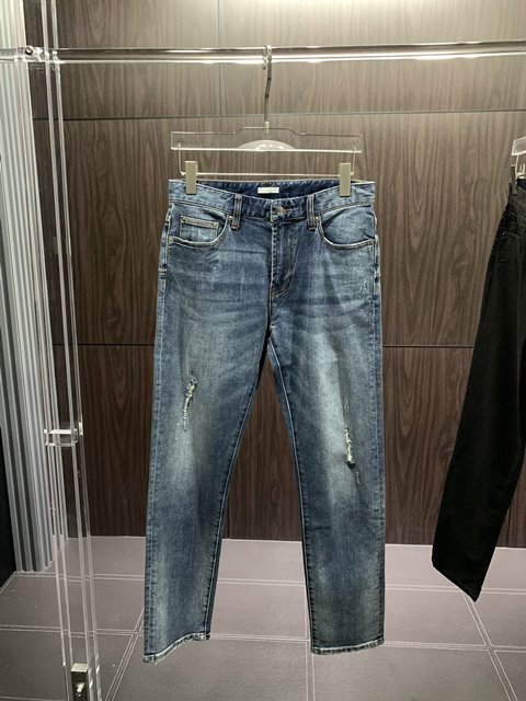 디올 남성 데님 바지 팬츠