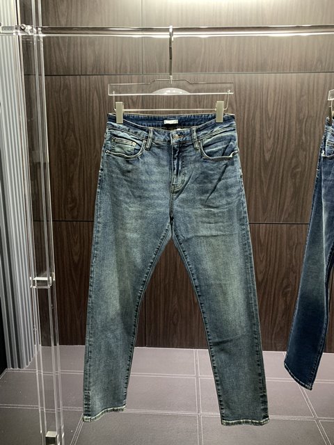 디올 남성 데님 바지 팬츠