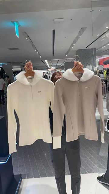 마스터버니에디션 레빗퍼 여성 긴팔티 2칼라
