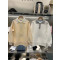 랑방블랑 LANVIN BLANC 루즈핏 여성 폴로 긴팔 티셔츠 2칼라