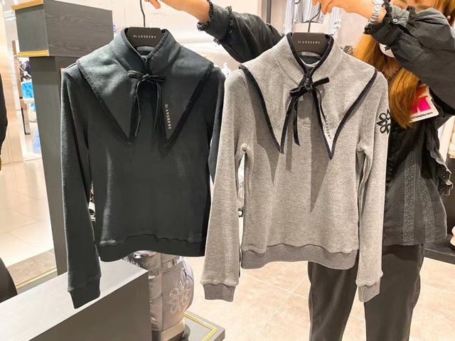 세인트앤드류스 여성 기모 긴팔티 2칼라